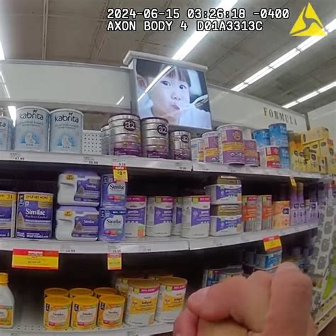 Police officer jumps into action to secure formula for mom and .